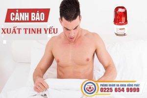 Xuất tinh yếu nguy hiểm như thế nào?