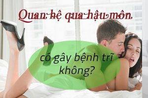 Quan hệ hậu môn bị trĩ phải làm sao?