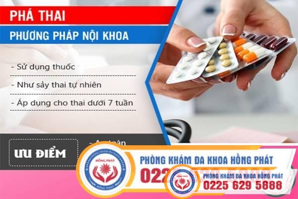 Phá thai bằng thuốc ở Hải Phòng