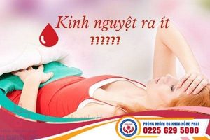 Kinh nguyệt ra ít hơn bình thường là bệnh gì?