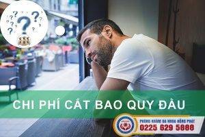 Chi phí cắt bao quy đầu bao nhiêu tiền?