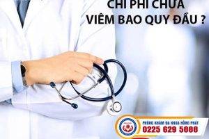 Chi phí chữa viêm bao quy đầu có đắt không?