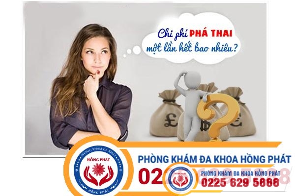 Chi phí phá thai an toàn một lần hết bao nhiêu tiền?