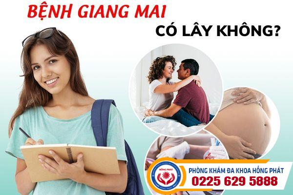 Bệnh giang mai có lây không?