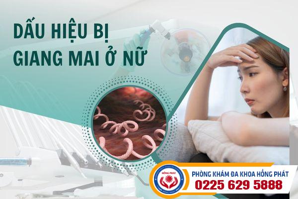 Những dấu hiệu bị giang mai ở nữ