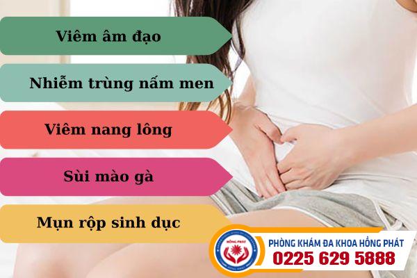 Nổi mụn bộ phận sinh dục nữ là bị bệnh gì?