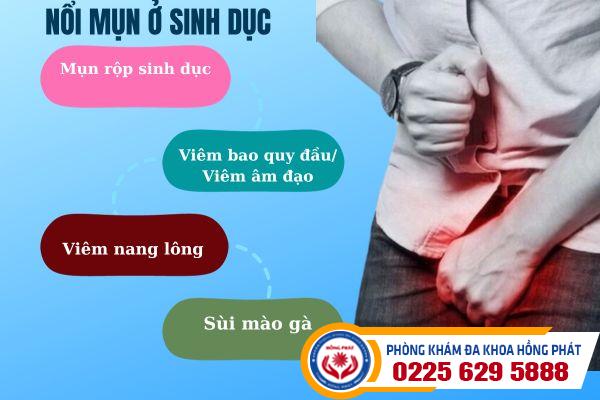 Những nguyên nhân nổi mụn ở sinh dục